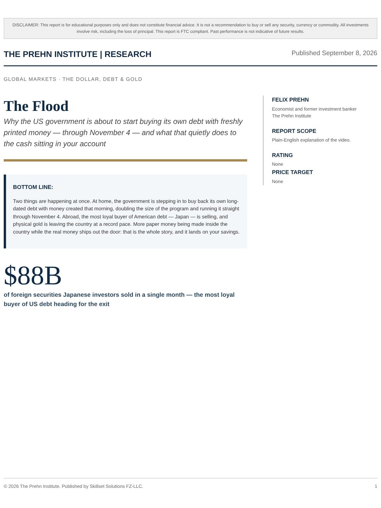 Cover of The Flood